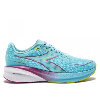 buty diadora mythos blushield volo 5 w błękitno-bordowe