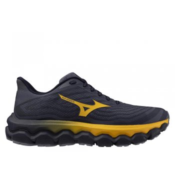 buty mizuno wave horizon 8 m granatowo-miodowe