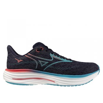 buty mizuno wave rider 29 m granatowo-niebieskie