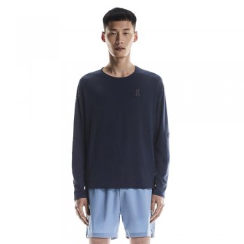 On performance-T ブラック　L On Performance Long-T Running Shirt Men - Black | Eclipse
