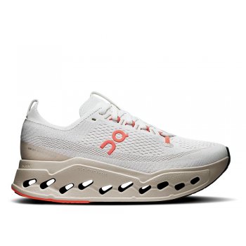 buty on cloudsurfer max ivory/salmon w kremowo-pomarańczowe