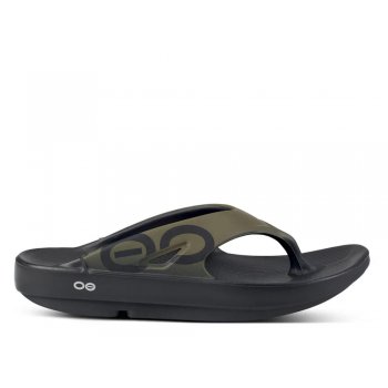 klapki oofos orginal sport tatical green u zielono-czarne
