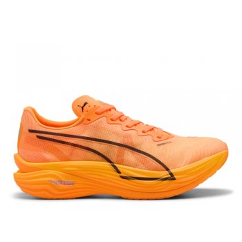 buty puma deviate nitro elite 3 m pomarańczowo-czarne