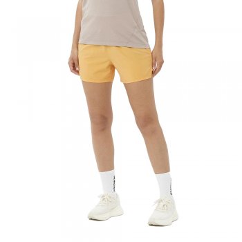 spodenki salomon shakeout core 2 in 1 4'' w jasnopomarańczowe