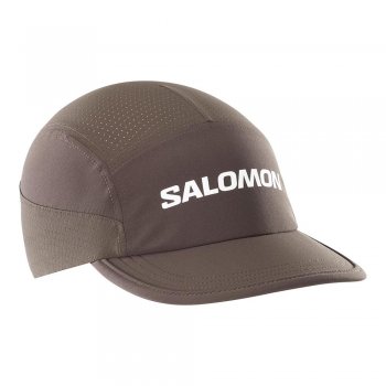 czapka salomon sense aero cap u brązowa