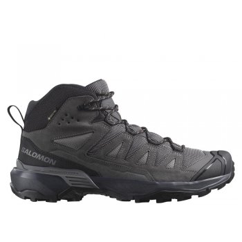 buty salomon x ultra 360 leather mid gore-tex m czarno-szare