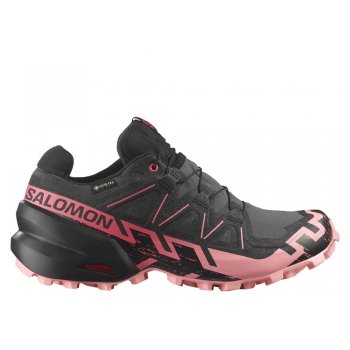 buty salomon speedcross 6 gore-tex w czarno-koralowe