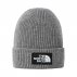 Czapka The North Face Box Logo Cuffed Beanie Grey M Szara