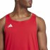 Koszulka adidas Adizero Tank Essentials M Czerwona