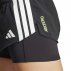 Spodenki adidas Adizero Running 2in1 W Czarno-Białe