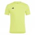 Koszulka adidas Adizero Tee M Limonkowa