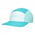 czapka asics 5 panel cap u niebiesko-biała