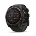 Zegarek Garmin Fenix 8 (51mm) Solar Saphphire Carbon Grey DLC U Czarny