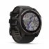 Zegarek Garmin Fenix 8 (51mm) Solar Saphphire Carbon Grey DLC U Czarny