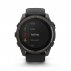 Zegarek Garmin Fenix 8 (51mm) Solar Saphphire Carbon Grey DLC U Czarny