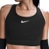 Stanik Nike Swoosh Pocket Medium Support Bra Czarny
