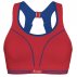 stanik shock absorber ultimate run bra czerwono-granatowy