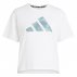 Koszulka adidas Adi365 Running Essentials Brand Love Tee W Biało-Niebieska