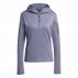 Bluza adidas Own The Run Winterized Hooded Half-Zip W Fioletowa