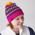 Czapka Brooks Heritage Pom Beanie U Różowo-Pomarańczowa