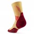 Skarpetki Cep Run Socks Mid Cut 5.0 W Żółto-Czerwone