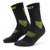 skarpetki cep run socks mid cut 5.0 w czarno-zielone