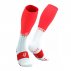 Skarpety kompresyjne Compressport Full Socks Run Oxygen Fluo Red U Czerwono-Białe