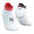 skarpety compressport pro racing socks v4.0 ultralight run low u biało-czerwone