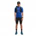 Koszulka Hoka Skybreeze Short Sleeve Zip M Niebieska