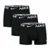 nike trunk 3pk "black" (0000ke1156ub1)