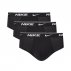 Slipy Nike Brief 3-Pack M Czarne