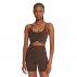Biustonosz Reebok x Ewa Chodakowska W Brązowy