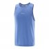 Koszulka Salomon Shakeout Core Tank M Niebieska