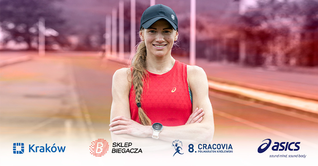 Aleksandra Lisowska na treningu specjalnym przed 8. Cracovia Półmaratonem Królewskim