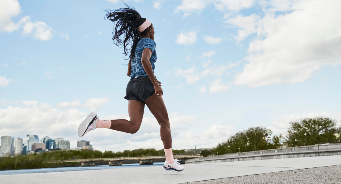 UA Flow Velociti Wind - przyczepność bez podeszwy zewnętrznej