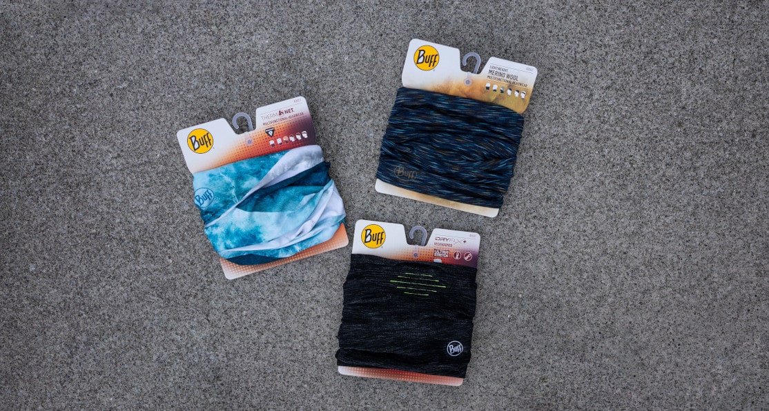 Chusty wielofunkcyjne Buff Coolnet UV+ i Thermonet. Czym się różnią?